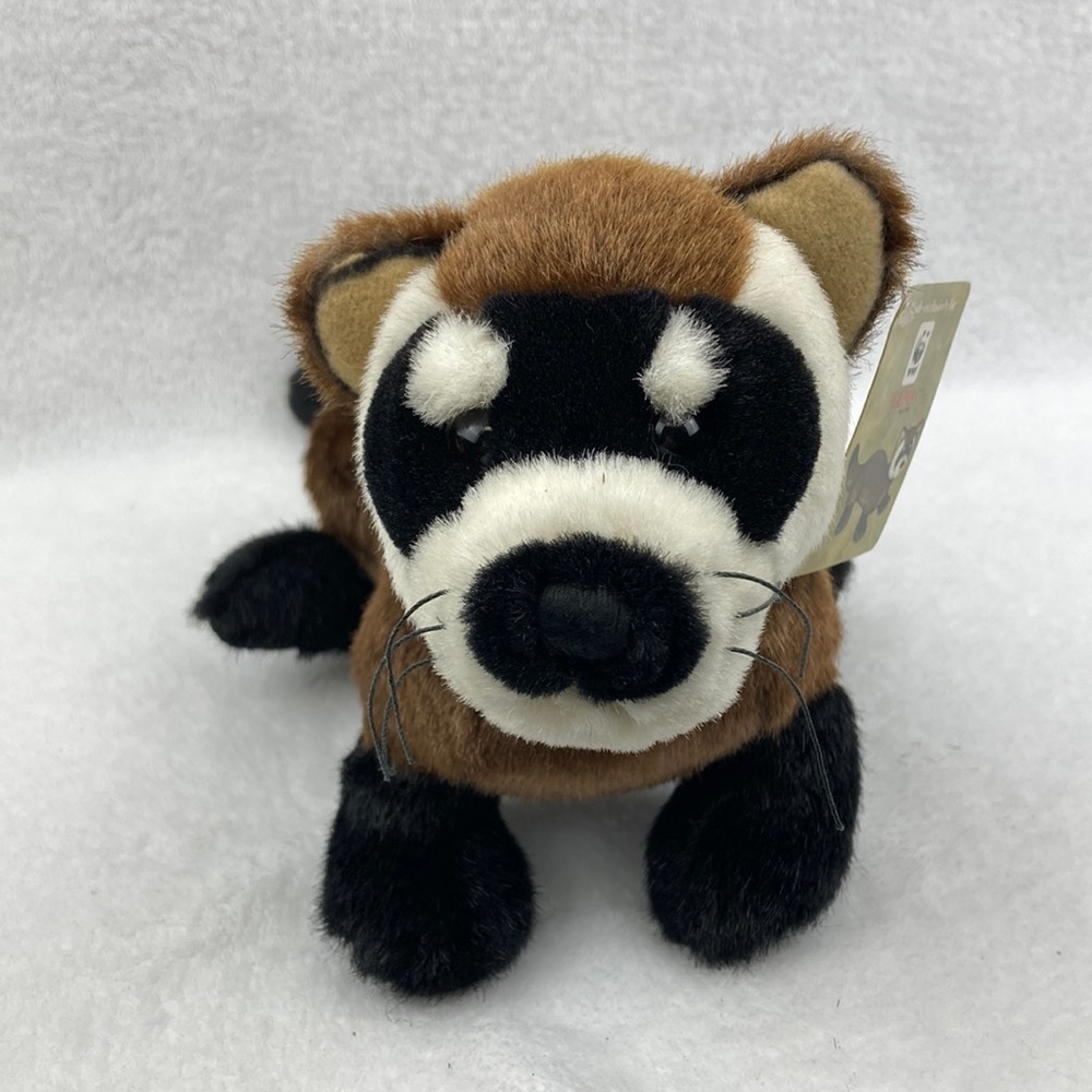 WWF Gund Black Footed Ferret Plush Stuffed Animal Toy 15”